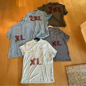 Various “Vineyard Vines” Polo/Golf Shirts. Sizes XL-2XL